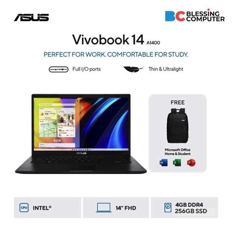 Jual Asus Vivobook A Ka Fhd Celeron N Gb Gb W Ohs Di