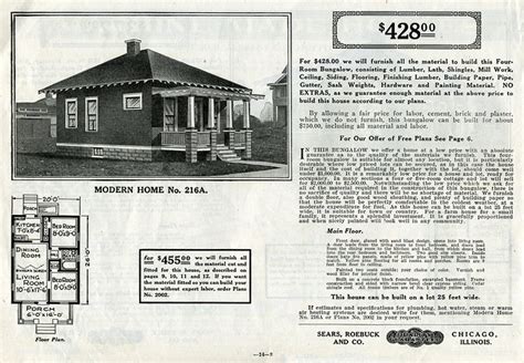 Sears Catalog Home The Kismet The Kismet Or 216A Daily Bungalow