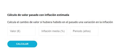 Calculadora Online De La Inflación Eurekers