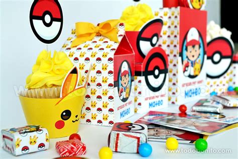 Kits Imprimibles Pokémon para una fiesta genial Todo Bonito