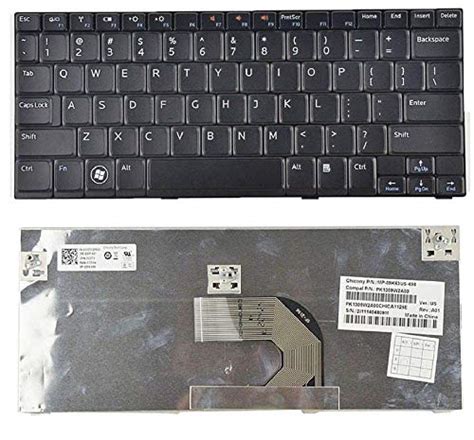 Fugen Laptop Internal Keyboard US For Dell Inspiron Mini 1012 1018