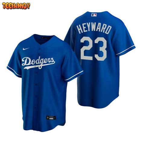 Los Angeles Dodgers Jason Heyward Royal Replica Alternate Jersey