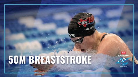 Mcsharry And Tucker Battle For First In M Breaststroke Tyr Pro