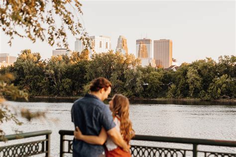 Summer Engagement Photos at Boom Island Park - MN | Abi Jane