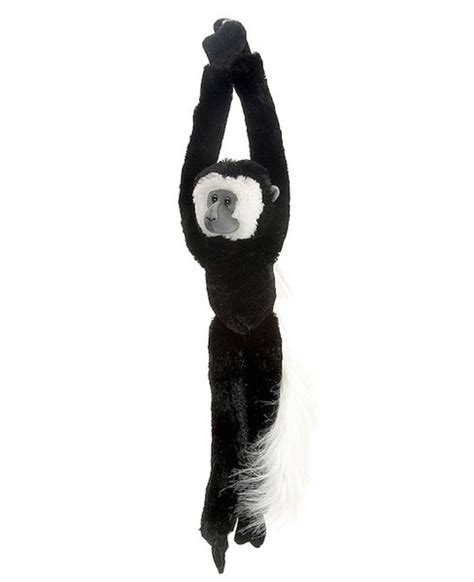 Hanging COLOBUS MONKEY with velcro soft plush toy 20 inch/50cm long NEW