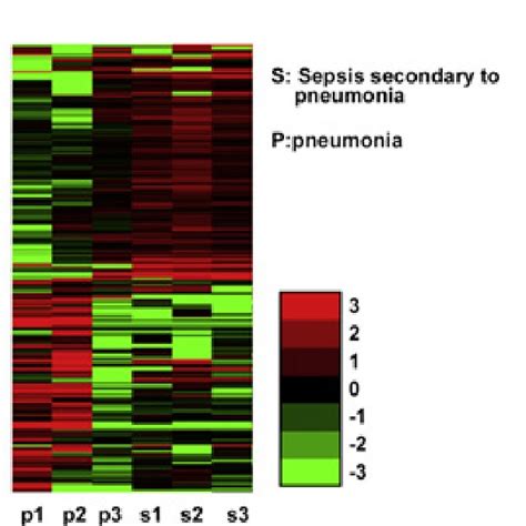 Heat Map Of Mirna Differential Expressions In The Sepsis Group The Download Scientific