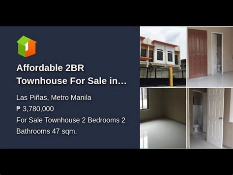 Affordable Br Townhouse For Sale In Vergon Ville Pulanglupa Las Pi As