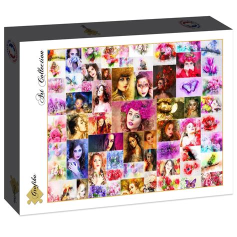 Puzzle Collage Femmes Grafika F 30057 1500 pièces Puzzles Forêts