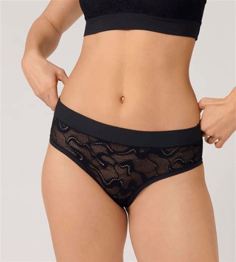 Culotte Maxi Sloggi Go Allround Lace Black Lingerie Sipp