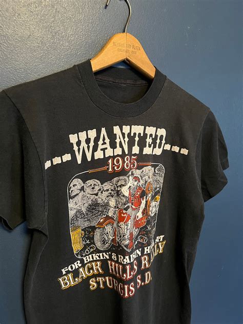 Vintage 1985 Sturgis Motorcycle Rally Tee Size Small - Etsy
