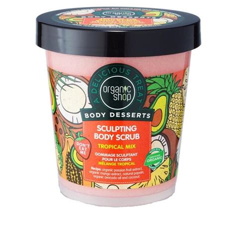 Scrub De Corp Pentru Remodelare Tropical Mix Organic Shop Ml