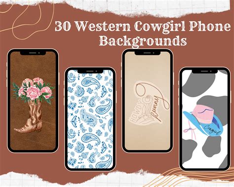 30 Western Cowgirl Phone Wallpapers Instagram Story Backgrounds Phone