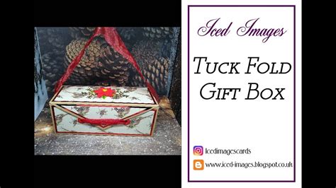 Tuck Fold Gift Box Tutorial Youtube