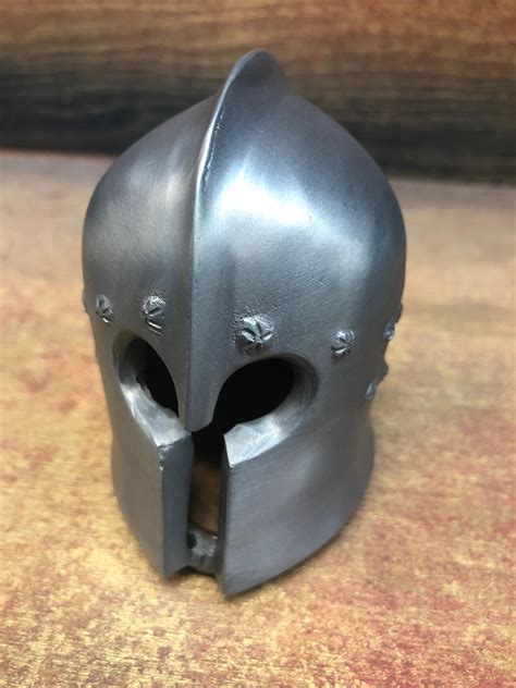 Mini Metal Barbute Helmet Metal Helmet Medieval Shields