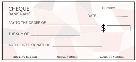 Blank Check Template | Free Printable Checks