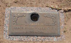 Ella Merrill Wheeler M Morial Find A Grave