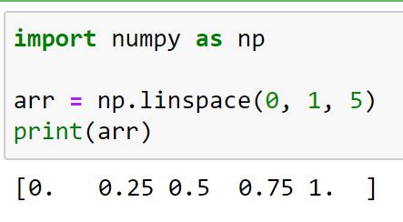 Numpylinspace A Quick Glance Of Numpylinspace With Examples