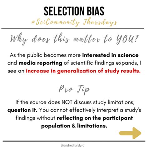 What Is Selection Bias Andrea Hardy Rd