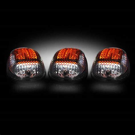 Recon Ford Cab Roof Lights Amber Or White LED S Clear Lens W Strobe