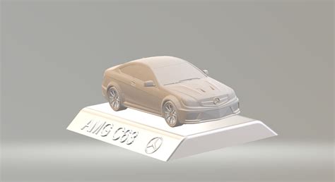 Stl Datei 3d Mercedes Benz Amg C63 Car Model High Quality 3d Printing Stl File Kostenlos