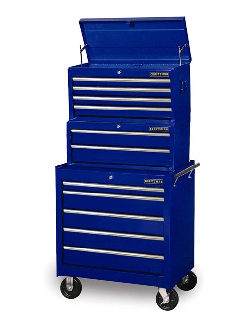 Craftsman 27 11 Drawer Std Duty Ball Bearing Slides Trio Blue Tools Tool Storage Tool