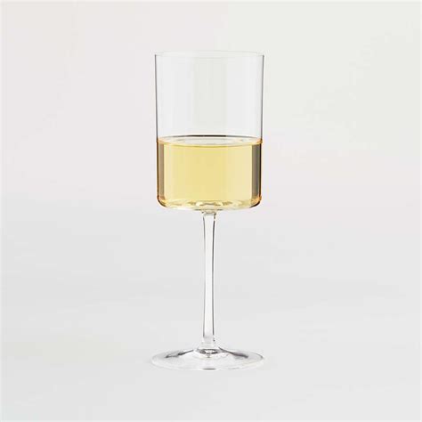 Edge 13 Oz Square White Wine Glass Reviews Crate And Barrel Canada