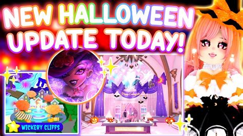 ⚠new Update Today Wickery Cliffs Soon Halloween Sets ⭐royale High Campus 3 Royalloween