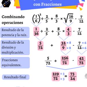 Jerarqu A De Operaciones Con Fracciones Gu A Esencial Para Resolverlas