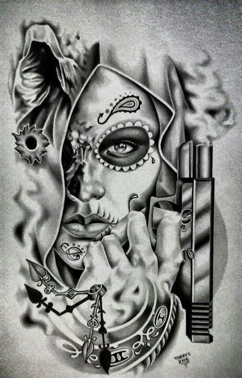 Chicano Art Tattoos Chicano Tattoos Chicano Art