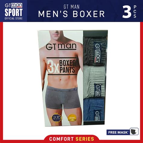 Jual Celana Dalam Pria GT MAN GMX BX Isi 3 Pcs Boxer Men Underwear