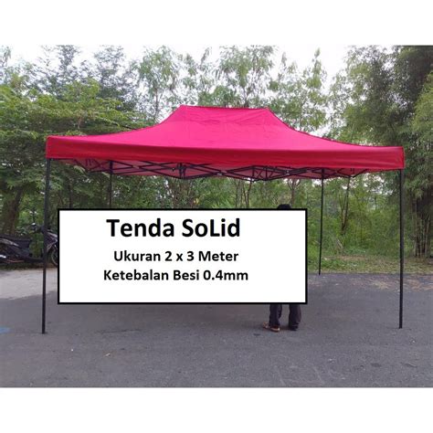 Jual Tenda Lipat Ukuran X Besi Petak Hitam Shopee Indonesia