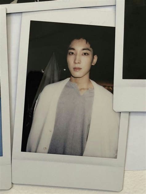 Woozi Mingyu Polaroid Photos Polaroids Won Woo Adore U Seventeen