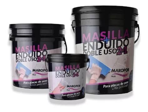 Enduido Y Masilla Para Durlock Maropor Balde X 32 Kg