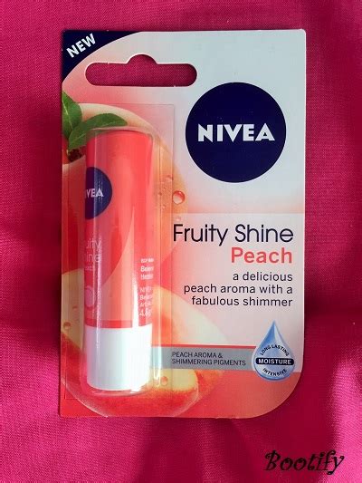 Nivea Lip Care Fruity Shine Peach Review