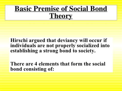 Social Bond Theory Elements Mahalisting