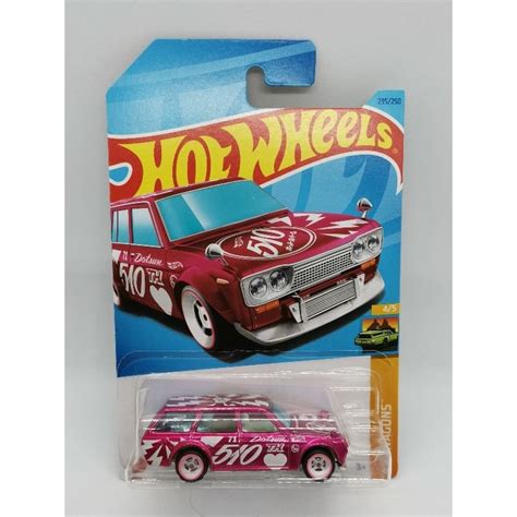 Hotwheels Datsun Bluebird Wagon 510 Sth International Card Shopee