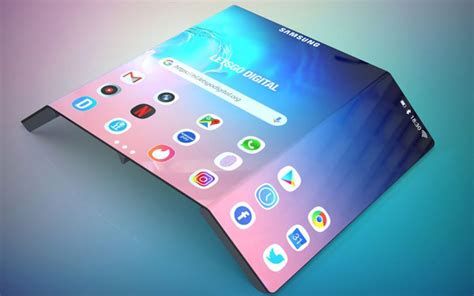 Samsung Travaille Sur Un Smartphone Pliable En Trois A Se Confirme