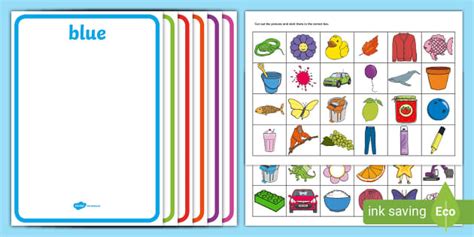 Colour Sorting Activities Cut Out And Stick Teacher Made