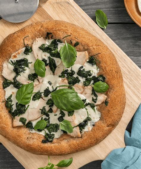 Garlic Chicken And Spinach Pizza Myrbetriq Mirabegron Er Tablets