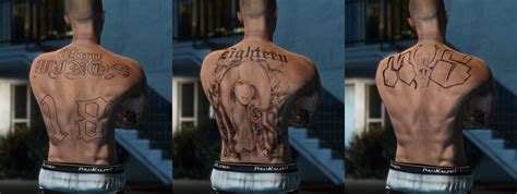 Latino Gangs Tattoos For MP Male GTA5 Mods