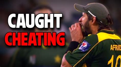 Cricketers Who Got Caught CHEATING YouTube