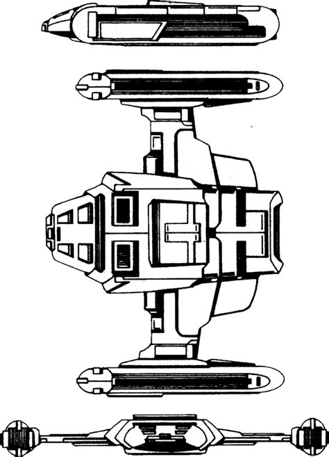 Gavikugh Class Iv Light Freighter Fasa Star Trek Starship Tactical