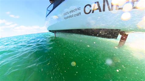 Flying The Candela C Electric Boat Around Miami S Biscayne Bay Youtube