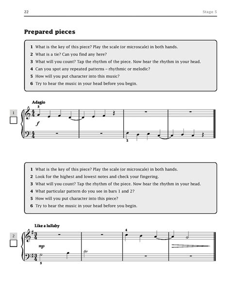 Improve Your Sight Reading Piano Grade 1