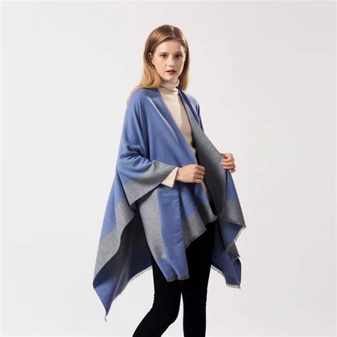 Poncho Bicolore Univers Du Poncho