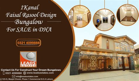 Leads Offer Kanal Faisal Rasool Spanish Design Bungalow On Prime