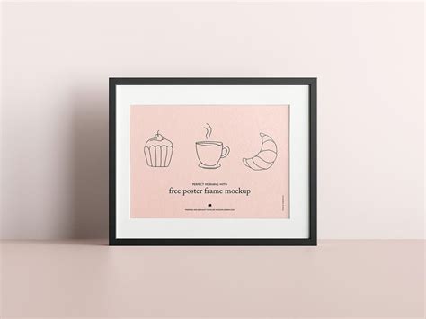 Free Horizontal Poster Frame Mockup Free Psd Templates