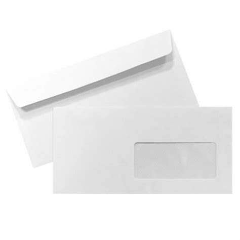 Enveloppe blanche avec fenêtre 110x220 500 unités Cdiscount Beaux