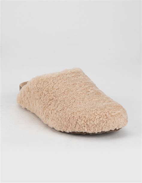 STEVE MADDEN Vesa Shearling Womens Slippers NATURAL Tillys