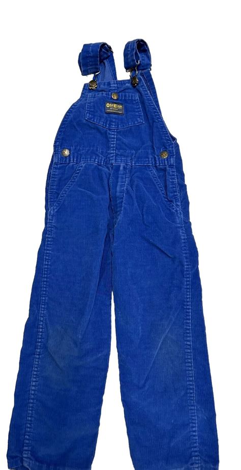 Vintage Oshkosh Vestbak Blue Overalls Size 5 Gem